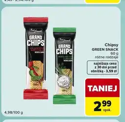Carrefour Express Chipsy Grand Chips Jalapeno & Red Chilli Green Snack oferta