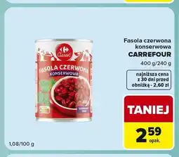 Carrefour Express Fasola czerwona konserwowa Carrefour oferta