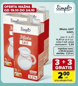 Carrefour Express Mleko UHT Simpl 3,2% oferta