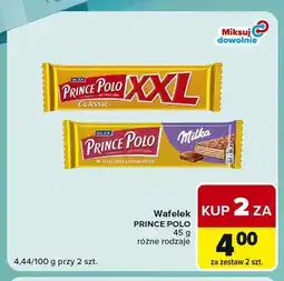 Carrefour Express Wafelek Prince Polo Milka oferta
