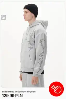 Cropp Bluza relaxed z tribalowym motywem Cropp oferta