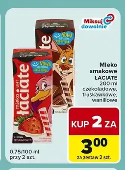 Carrefour Express Mleko smakowe czekoladowe Łaciate oferta