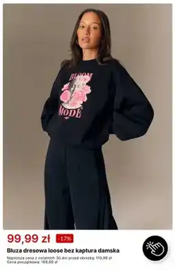 4F Bluza dresowa loose bez kaptura damska 4F oferta