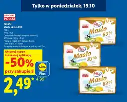 Lidl Masło ekstra Pilos 83% oferta