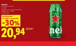 Lidl Piwo Heineken 6-pak oferta