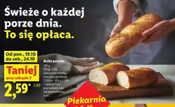 Lidl Bułka paryska Piekarnia Lidla oferta