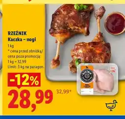 Lidl Kaczka - nogi Rzeźnik oferta