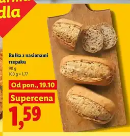Lidl Bułka z nasionami rzepaku Piekarnia Lidla oferta