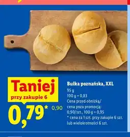 Lidl Bułka poznańska XXL oferta