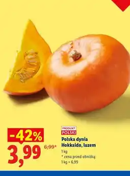 Lidl Dynia Hokkaido polska oferta