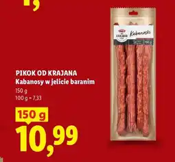 Lidl Kabanosy w jelicie baranim Pikok Od Krajana oferta