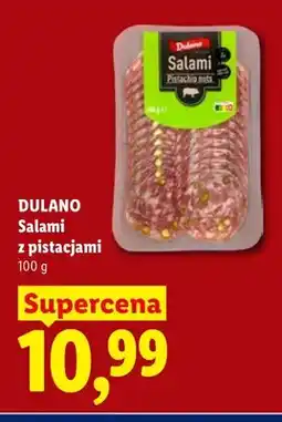 Lidl Salami z pistacjami Dulano oferta