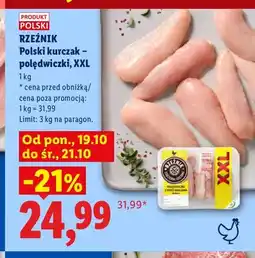 Lidl Polski kurczak - polędwiczki XXL Rzeźnik oferta