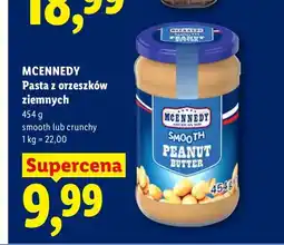Lidl Pasta z orzeszków ziemnych smooth Mcennedy oferta
