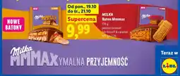 Lidl Baton Mmmax peanut caramel Milka oferta