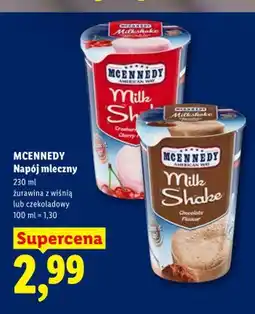 Lidl Napój mleczny żurawina z wiśnią McEnnedy oferta