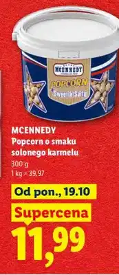 Lidl Popcorn o smaku solonego karmelu McEnnedy oferta
