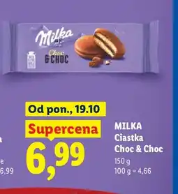 Lidl Ciastka Choc & Choc Milka oferta