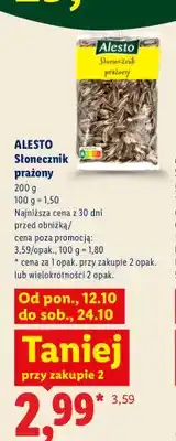 Lidl Słonecznik prażony Alesto oferta