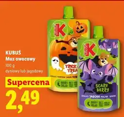 Lidl Mus owocowy dyniowy Kubuś oferta
