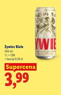 Lidl Piwo Żywiec Białe oferta
