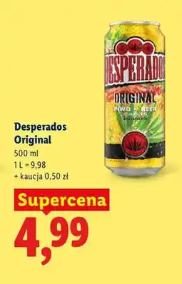 Lidl Piwo Desperados Original oferta