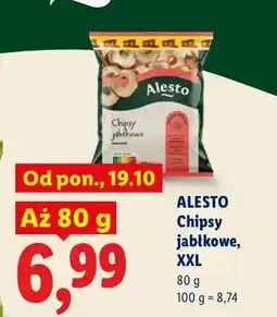 Lidl Chipsy jabłkowe XXL Alesto oferta