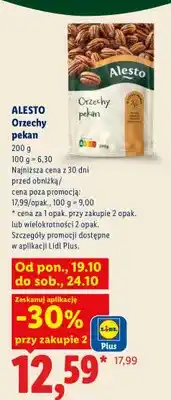 Lidl Orzechy pekan Alesto oferta
