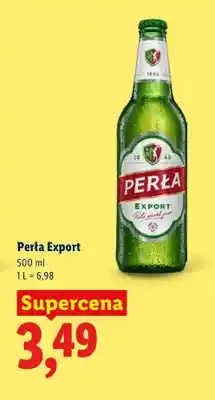 Lidl Piwo Perła Export oferta