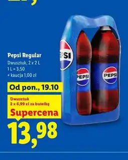 Lidl Napój gazowany Pepsi Regular 2-pak oferta