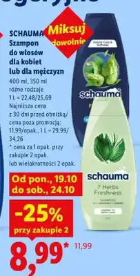 Lidl Szampon do włosów dla kobiet lub dla mężczyzn Schauma oferta