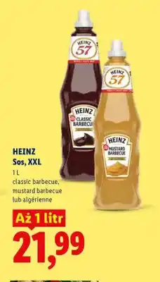 Lidl Sos XXL classic barbecue Heinz oferta