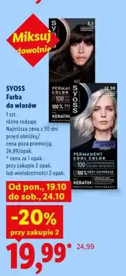Lidl Farba do włosów Syoss oferta