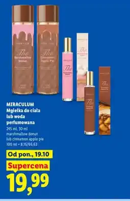 Lidl Mgiełka do ciała marshmallow donut Miraculum oferta
