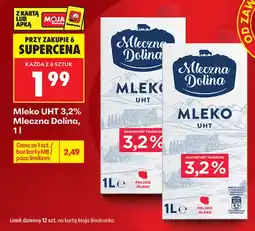 Biedronka Mleko UHT Mleczna Dolina 3,2% oferta