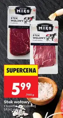 Biedronka Stek wołowy z łopatki Kraina Mięs oferta