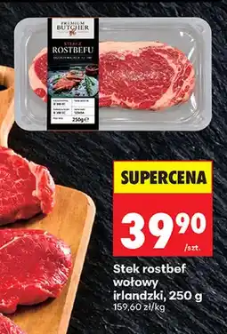 Biedronka Stek rostbef wołowy irlandzki Premium Butcher oferta