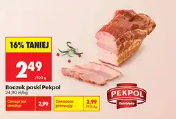 Biedronka Boczek paski Pekpol oferta