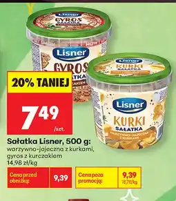 Biedronka Sałatka Lisner warzywno-jajeczna z kurkami oferta