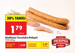 Biedronka Kiełbasa toruńska Pekpol oferta