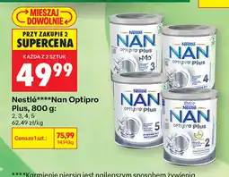 Biedronka Mleko modyfikowane Nestlé Nan Optipro Plus 2 oferta