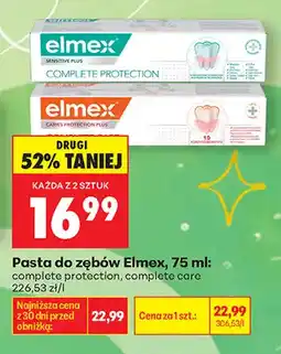 Biedronka Pasta do zębów Elmex complete care oferta