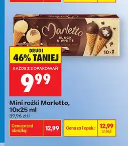 Biedronka Mini rożki Marletto 10-pak oferta