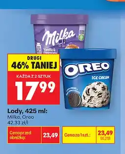 Biedronka Lody Milka oferta