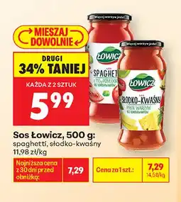 Biedronka Sos słodko-kwaśny Łowicz oferta