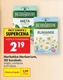 Biedronka Herbatka mięta Herbarium oferta
