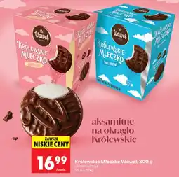 Biedronka Królewskie Mleczko śmietankowe Wawel oferta