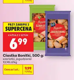 Biedronka Ciastka jagodzianki Bonitki oferta