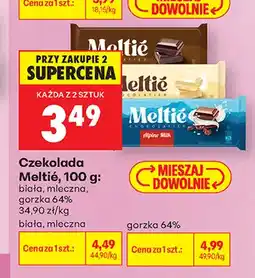 Biedronka Czekolada biała Meltié oferta