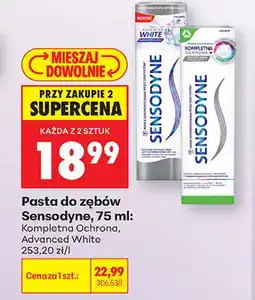 Biedronka Pasta do zębów Sensodyne Advanced White oferta